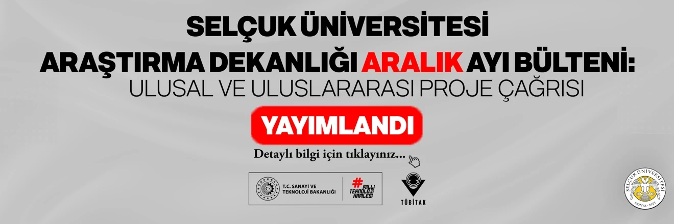 Selçuk üniversitesi aralık ayı bülteni